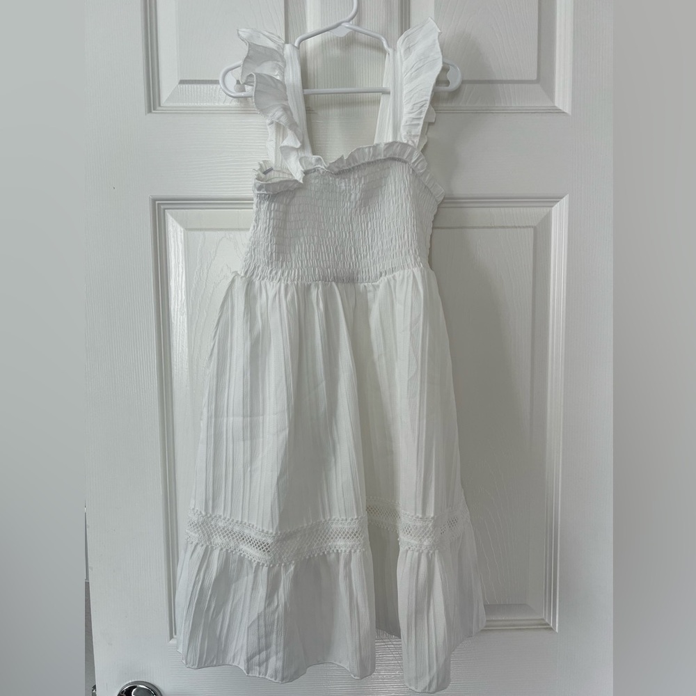Girls white dress 7